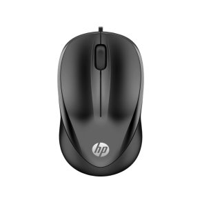 HP 1000 mus - optisk - USB kablet - Sort